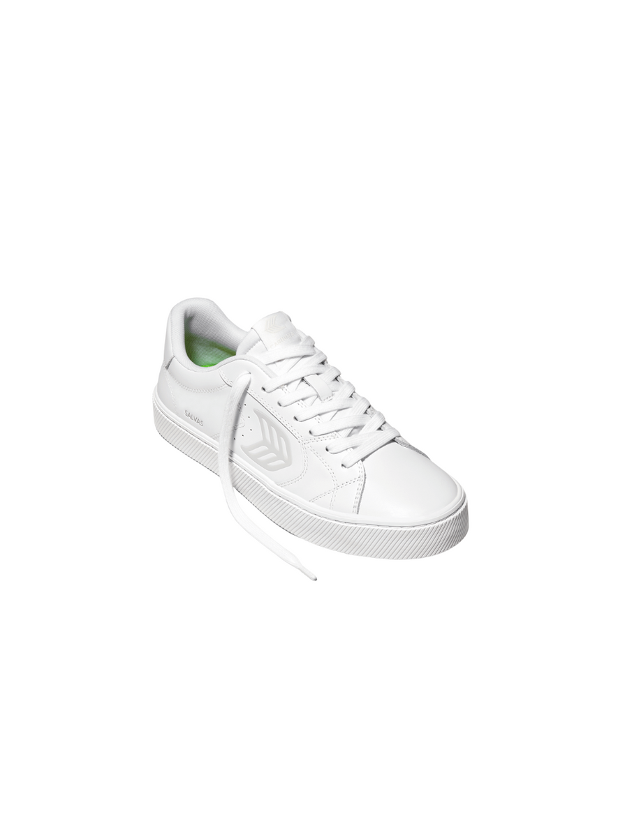 SALVAS White Leather Sneaker