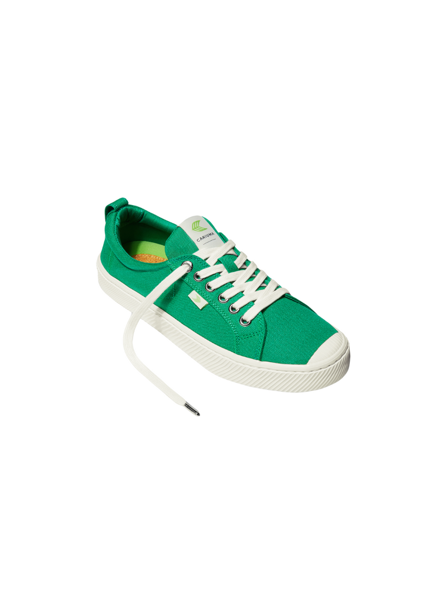 OCA Low Green Canvas Sneaker