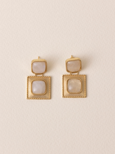 Load image into Gallery viewer, Mini Khufu Earrings in Moonstone
