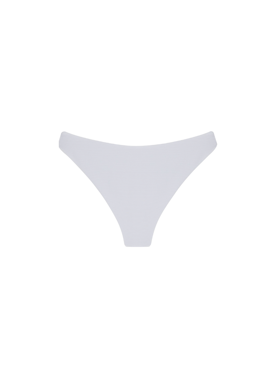 Noemi Reversible Bikini Brief in White Seagrass