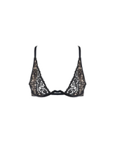 Load image into Gallery viewer, Plunge Bra in Guipure - Black
