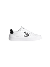 Load image into Gallery viewer, SALVAS White/Black Leather Sneaker
