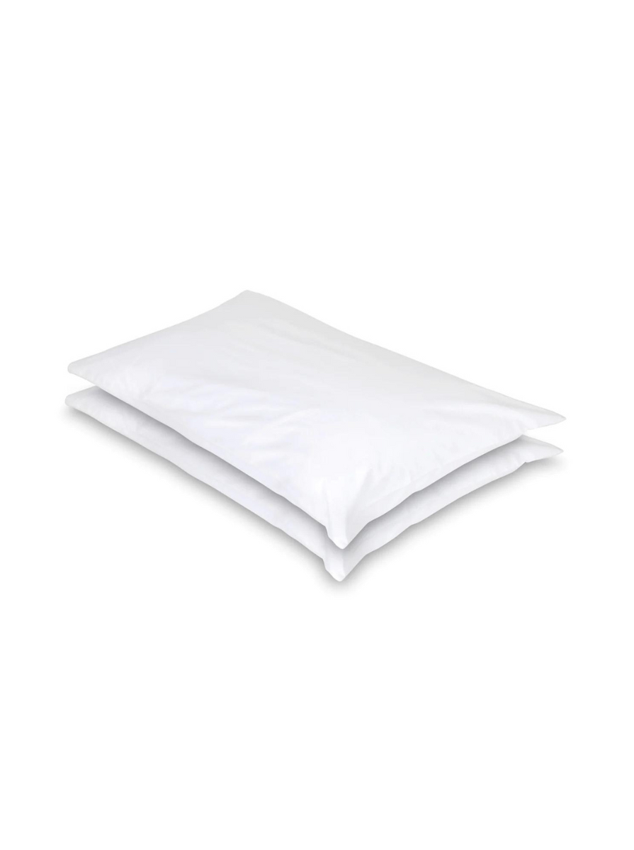 Relaxed Percale Pillowcase Pair - White