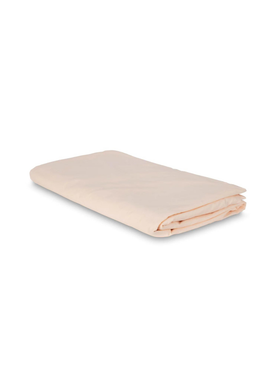 Relaxed Percale Duvet Cover - Pink