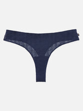 Load image into Gallery viewer, Barely There Thong - Midnight Navy
